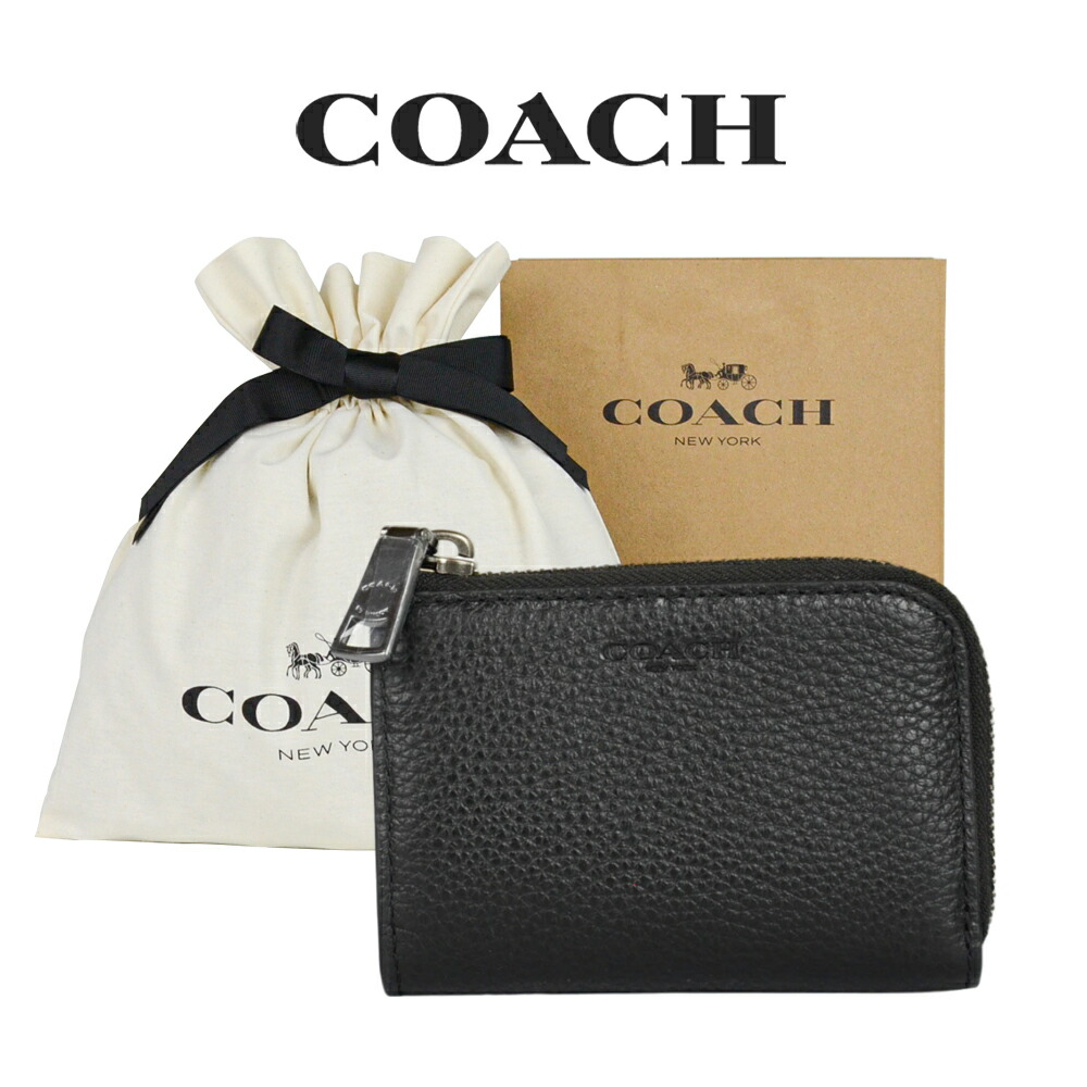 ★ 【RSL】【コーチ巾着&紙袋付き・ラッピング済み】 お急ぎ 365日出荷 ギフトセット コーチ COACH アウトレット 就職祝い メンズ 小物 キーケース CW358 QB/BK(ブラック) ブラック