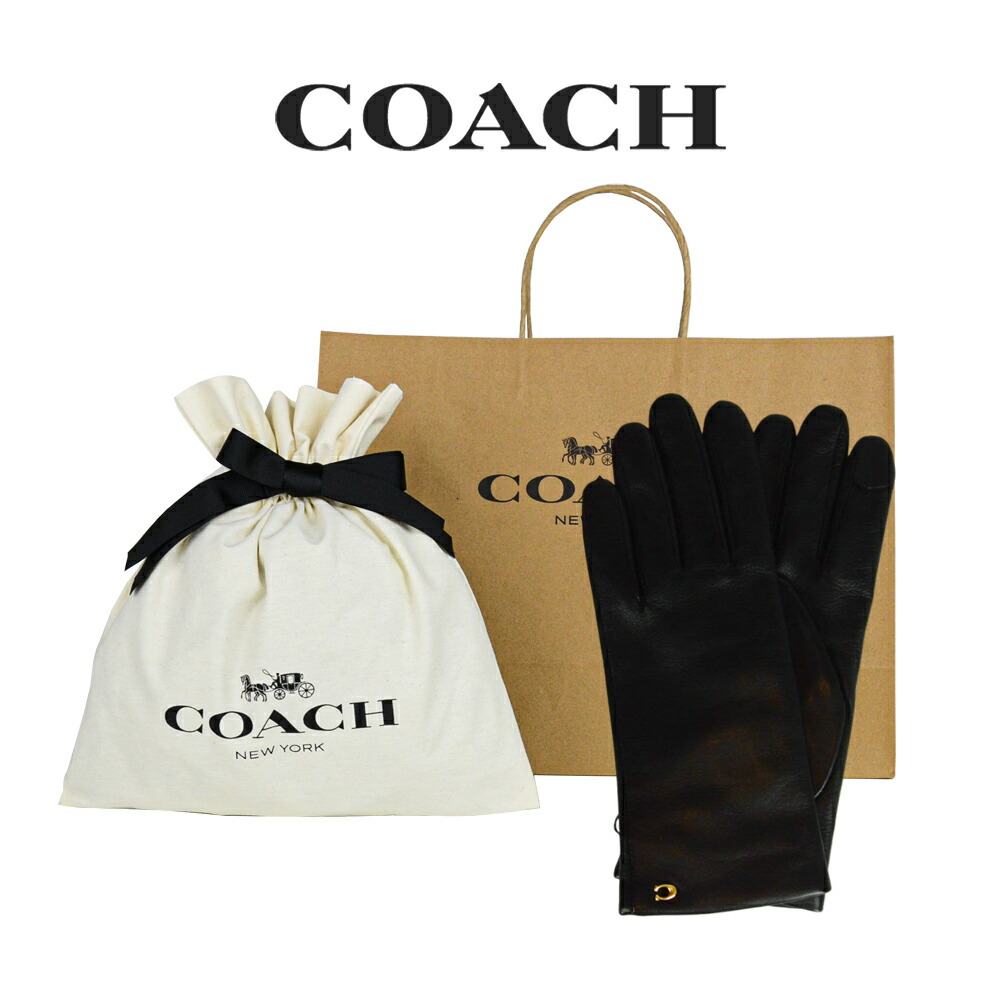 楽天市場】コーチ 手袋 レディースCOACH グローブ タッチパネル