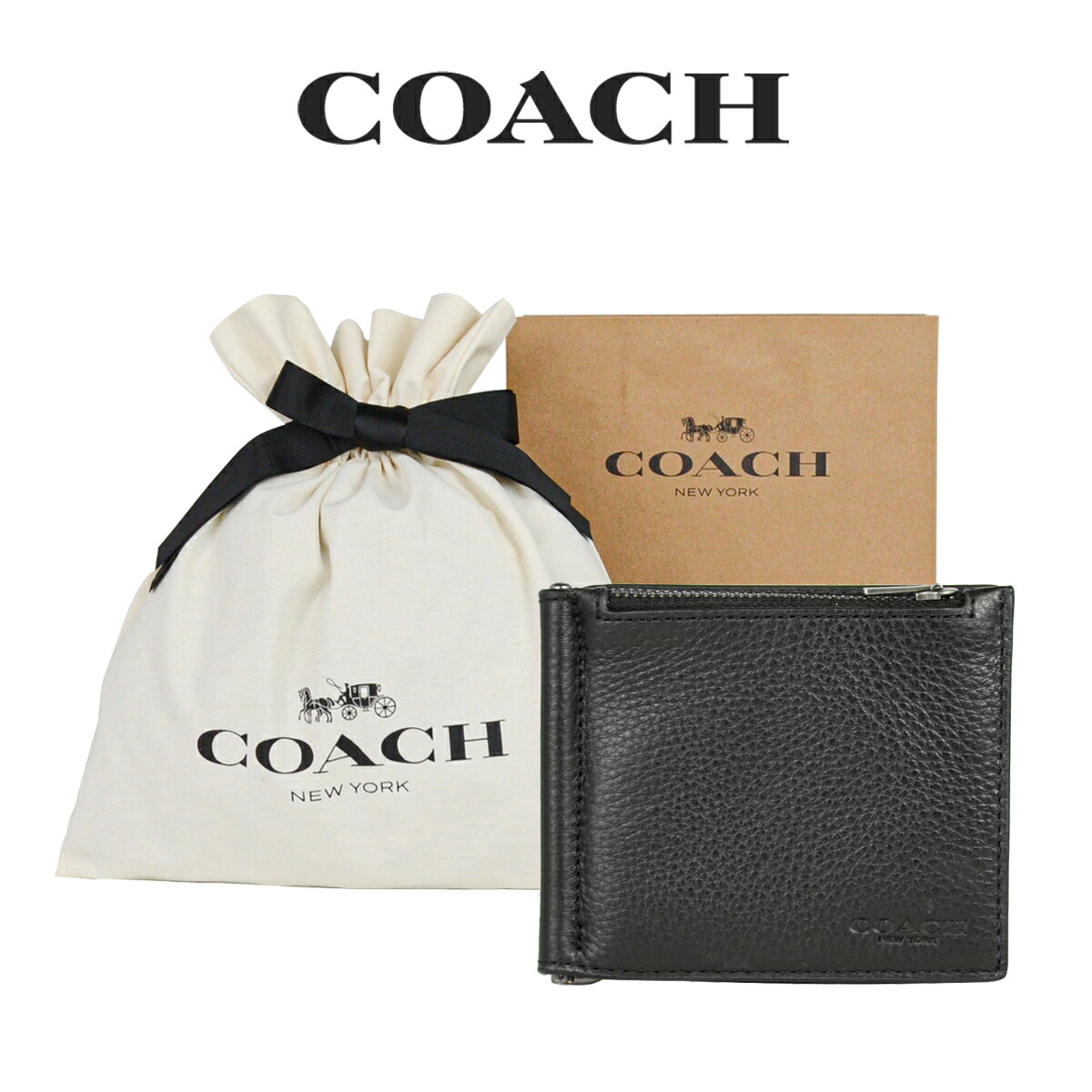 楽天市場】コーチ COACH アウトレット メンズ 財布 二つ折り財布 