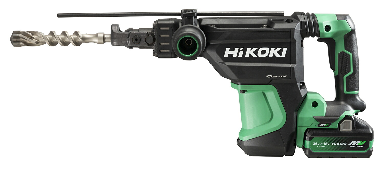 HiKOKI［ ハイコーキ ] 申し受ける式 40粍 ロータリーハンマドリル DH3640DB(2WPZ)  【独居室2個・申し受ける器・容れもの付】ビット別売 六角シャンク