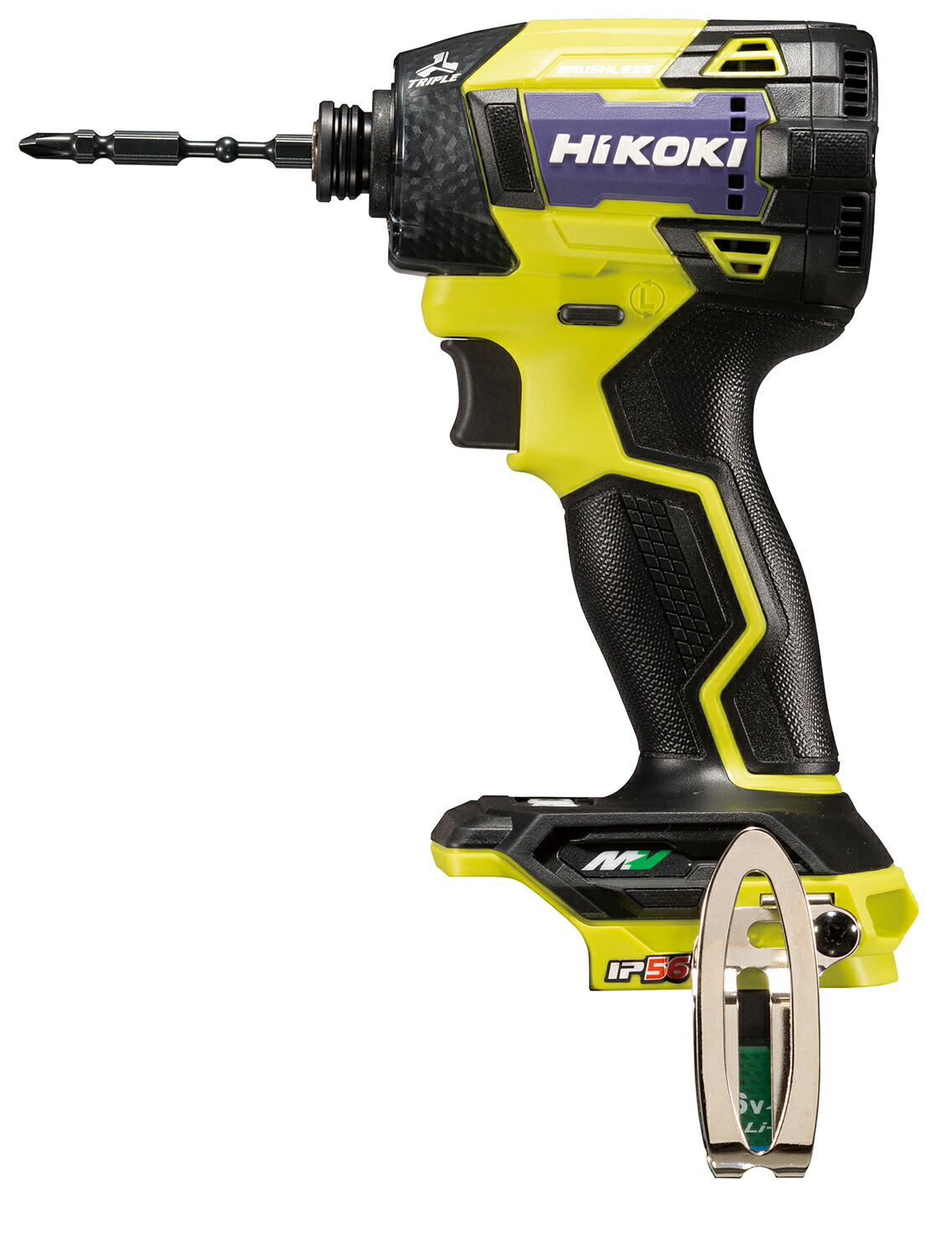 【新品】HiKOKI ［ ハイコーキ ]  36V インパクトドライバ WH36DD(NNY) スパイダーイエロー ※ 蓄電池・申し受ける器別売・書き割り品ばらし