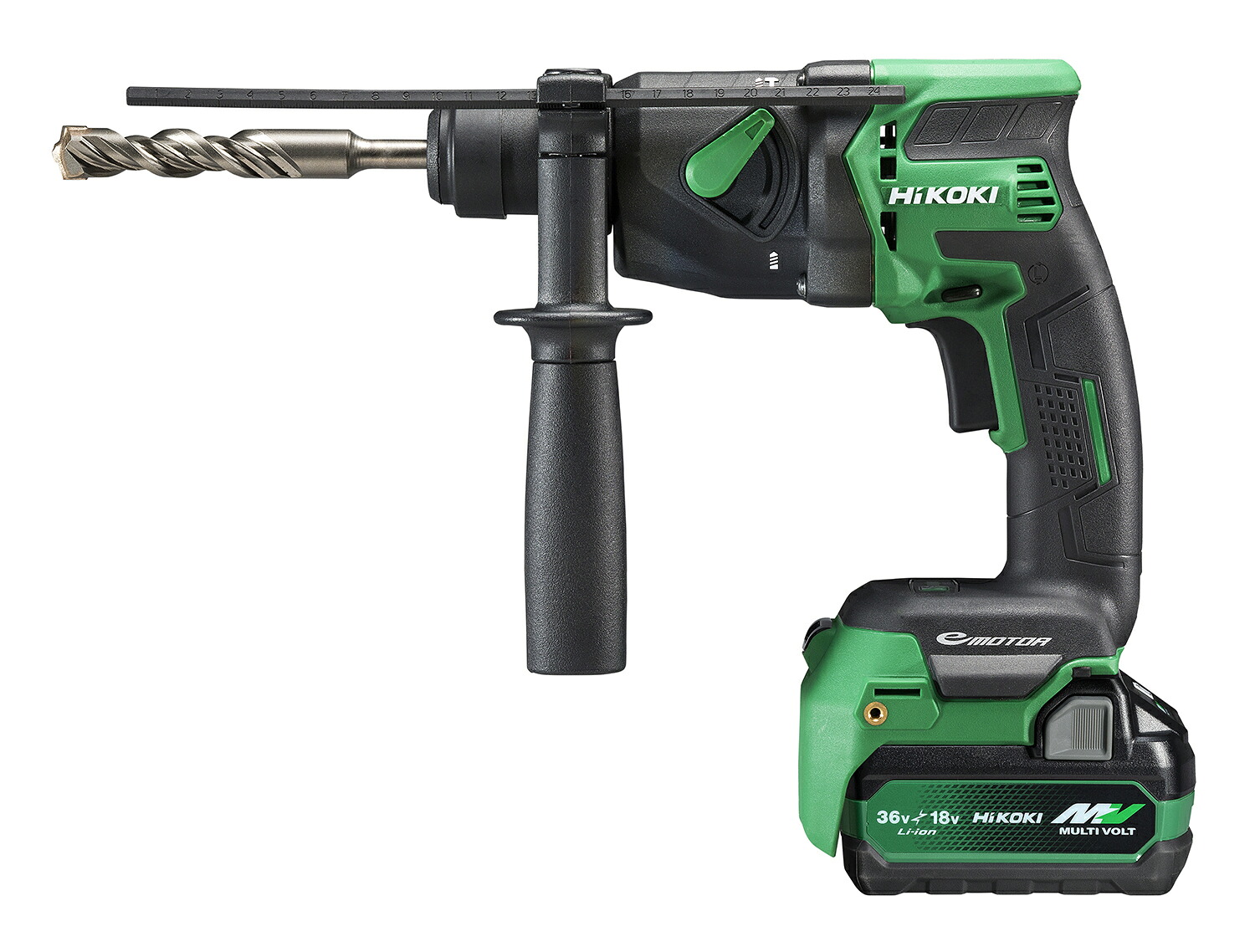 HiKOKI ［ ハイコーキ ]　18V コードレスロータリハンマドリル DH18DPB(2XPZ) 【 BSL36A18X × 2個・充電器・ケース付セット 】