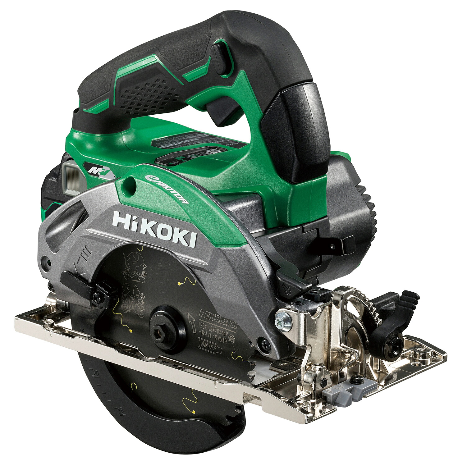 HiKOKI ［ ハイコーキ ] 36V 申し受ける丸のこ C3605DA(SK)(2XPSZ)【BSL36A18BX 独居室2個付フルセット】★Bluetooth独居室 黒鯱チップソー付