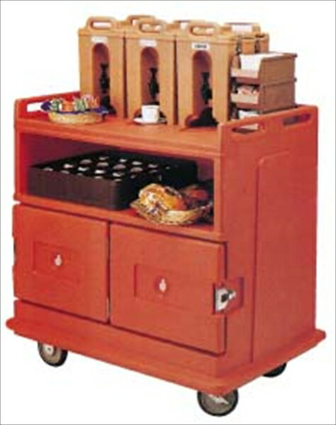 CAMBRO(キャンブロ) キャンブロ ビバレッジ お持て成し手押し車 [ ＭＤＣ－２４ ダスティローズ ]   MKC083N [ 1-1248-0201 ]