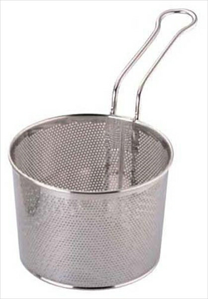 YUKIWA パンチングボイルバスケット　片手ハンドル [ Ｓ　　１５cm ] ABI2704