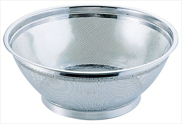 YUKIWA ＵＫ１８&minus;８パンチング浅型ざる [ ４０cm ] AAS09040 [ 1-0265-0704 ]｜ダイレクトコム ～ProTool館～