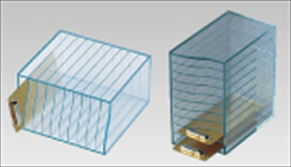 Aim(えいむ) えいむ　アクリル１０段クリアーホルダー [ ケース　ＨＣ&minus;４ ] PSTB6 [ 1-2084-0701 ]｜ダイレクトコム ～ProTool館～