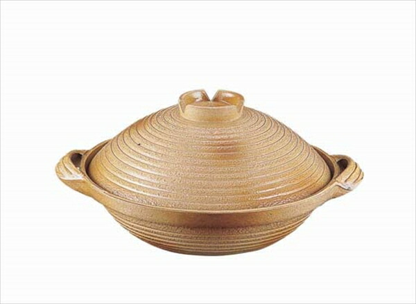 遠藤商事 アルミ　電磁用手造り土鍋　楽鍋（新幸楽） [ ３０cm ] QDN1130