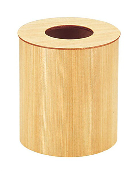 SAITO WOOD(サイトーウッド) 木製ルーム用ゴミ入れ　蓋付（栓白木） [ ９５１Ｈ　中 ] VGM01951