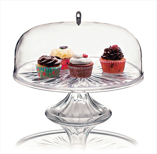 楽天市場】グッチーニ guzzini ケーキスタンド&ドーム L クリア