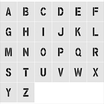 本店は 楽天市場 株 アイマーク ｉｍ ステンシル ａ ｚ １セット２６枚単位 文字サイズ１００ ６５ｍｍ Astseta ダイレクトコム Protool館 50 Off Www Lexusoman Com