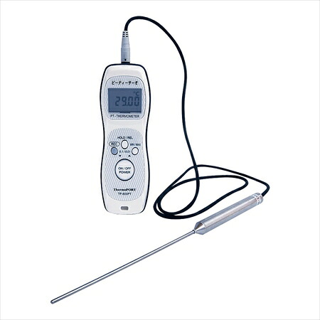 ThermoPORT(サーモポート) 標準ハンディ白金温度計　ピーティーサーモ [ ＴＰ－８００ＰＴ・Ｐｒｅ ] BOVS101