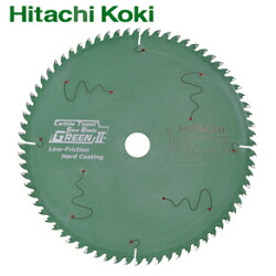HiKOKI ［ ハイコーキ ]  卓上横すべり丸のこ用 スーパーチップソー（緑であること2）260粍【0033-3298】 電動工具本体-電気丸のこ