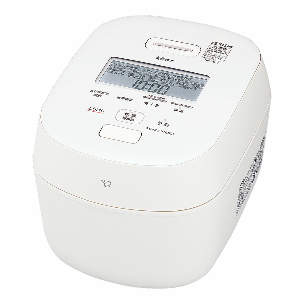 ZOJIRUSHI(象印マホービン)象印 剪断応力ＩＨ炊飯ジャー 炎舞炊きＮＷ－ＮＢ１０白いこと（ＷＡ） [ 1-0693-0401 ]