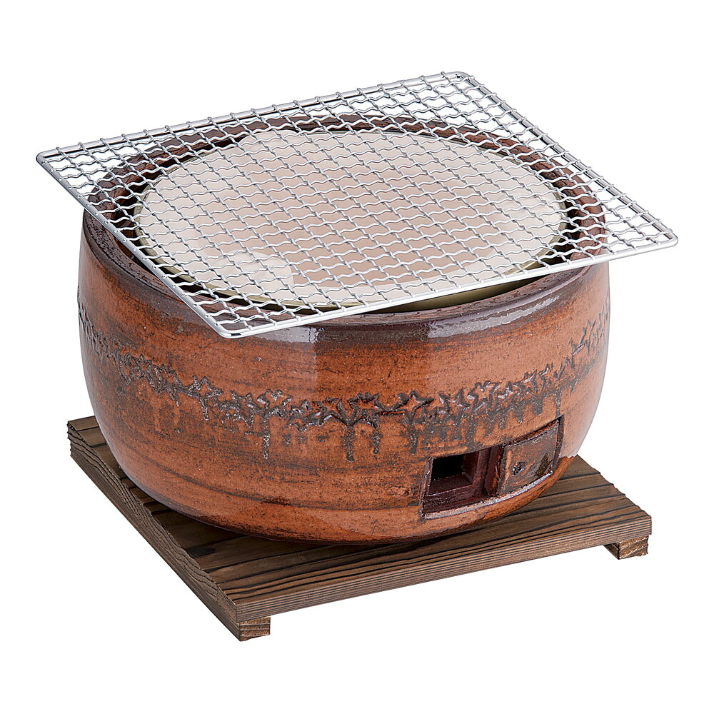 キンカ大型　三河こんろ　（茶） [ 1-2153-0201 ]｜ダイレクトコム ～ProTool館～