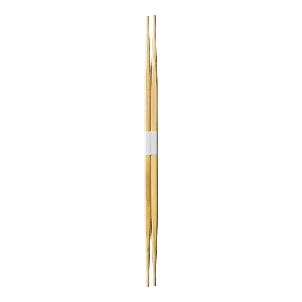 ■直送品 藤本会社 割箸 竹幽客中 白帯巻 ２４ｃｍ （１容れもの２５００膳入）  [  1-1591-1401  ]