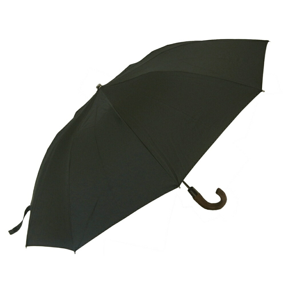 FOX UMBRELLA 折りたたみ傘 黒 FOX UMBRELLAS フォックスアンブレラズ 雨傘 折りたたみ傘 Crook