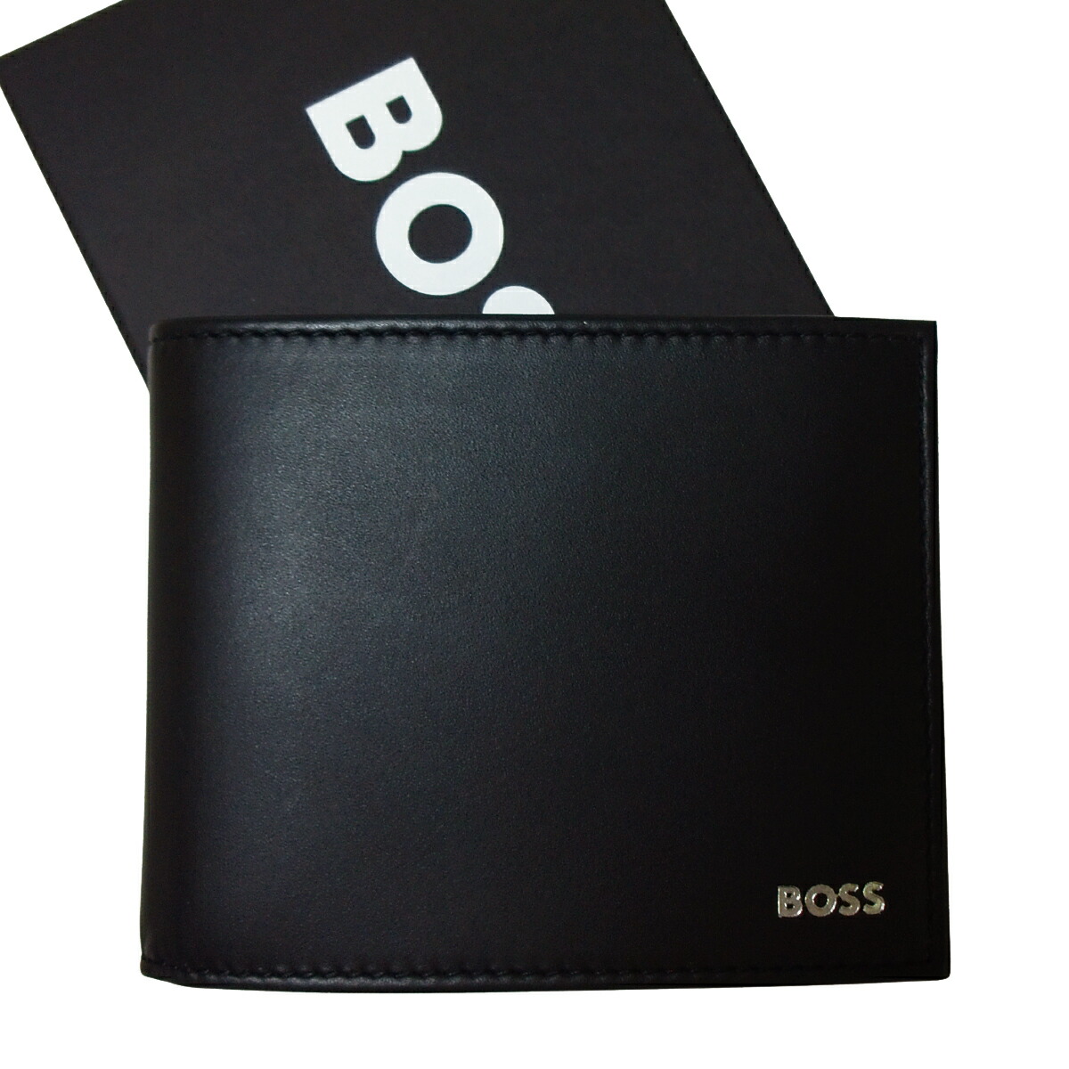 楽天市場】ヒューゴボス HUGOBOSS 50402696 001 Wallet BLACK ラウンド