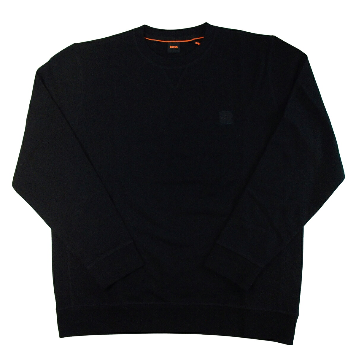 HUGO BOSS ヒューゴボス スウェットシャツ コットンテリー ロゴパッチ トレーナー ブラック 50509323 10234591