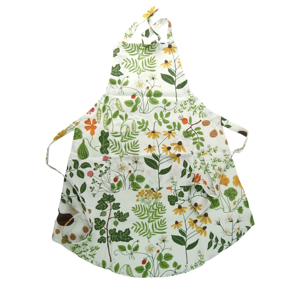 KLIPPAN クリッパン エプロン スウェーデン LEKSAND White レクサンド ホワイト 北欧 EDHOLM ULLENIUS　＞＞＞完売しておりました大人気柄エプロンが再入荷しました♪＜＜＜