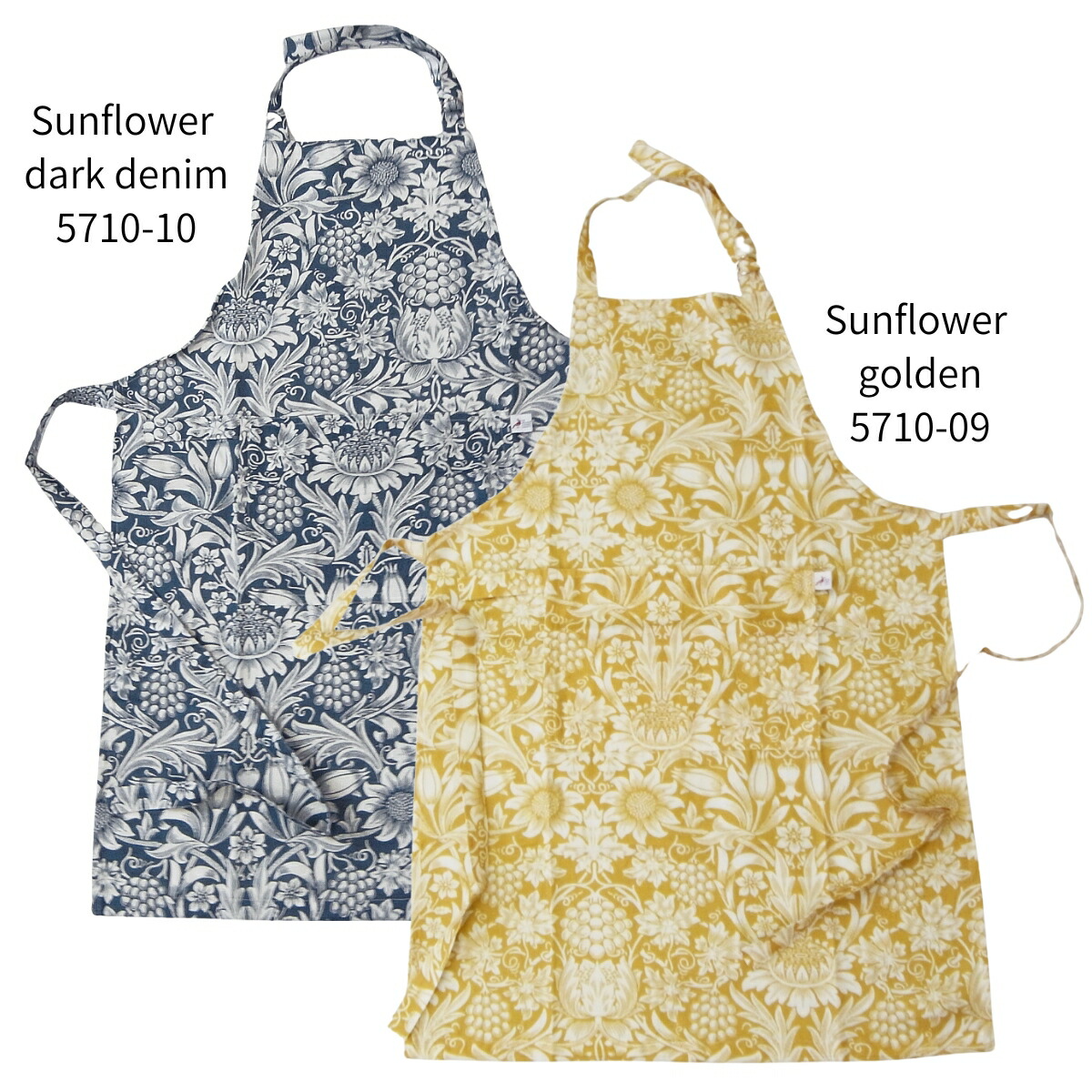 KLIPPAN クリッパン 前垂れ スウェーデン王国 Sunflower サンフラワー 日回り 向日葵 ひまわり 北欧  William Morris ウィリアム・モリス
