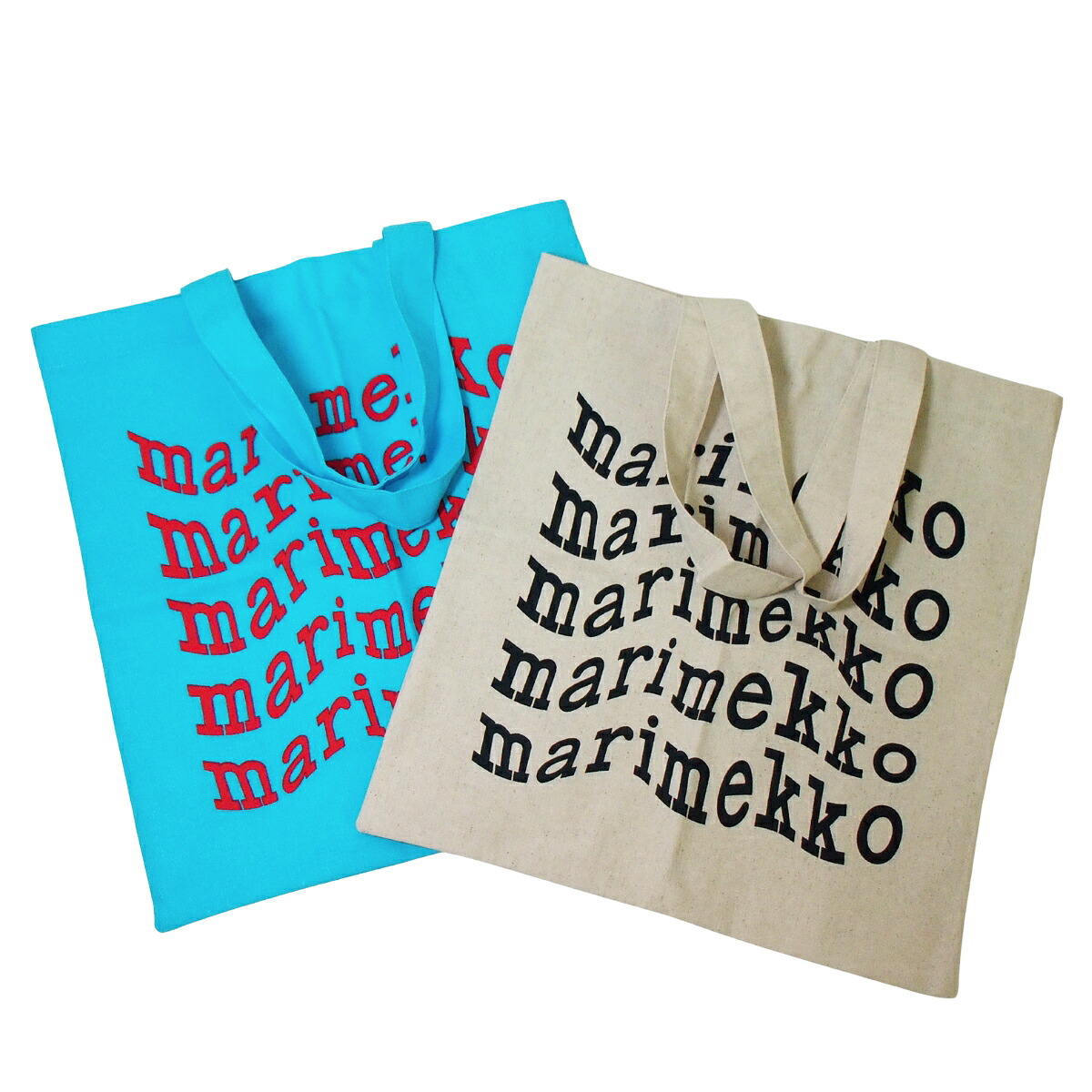 marimekko マリメッコ トートバッグ KIOSKI TOTE BAGS II Vankka Logo Placement エコ御徒面子 marimekkoロゴタイプ フィンランド 北欧