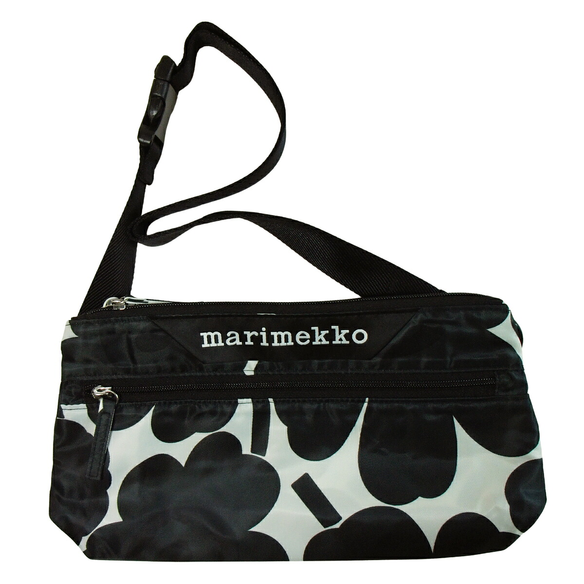 marimekko MARIMEKKO マリメッコ ショルダーバッグ クロスボディ ウニッコ 斜めがけ Neat Crossbody Unikko S スモール ブラック×オフホワイト 095250 919 フィンランド 北欧