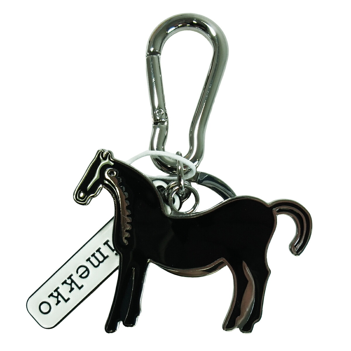 marimekko マリメッコ キーホルダー フック キーチェーン キーチャーム Musta Tamma Key Charm ムスタ・タンマ 馬 フィンランド 北欧 095291 091