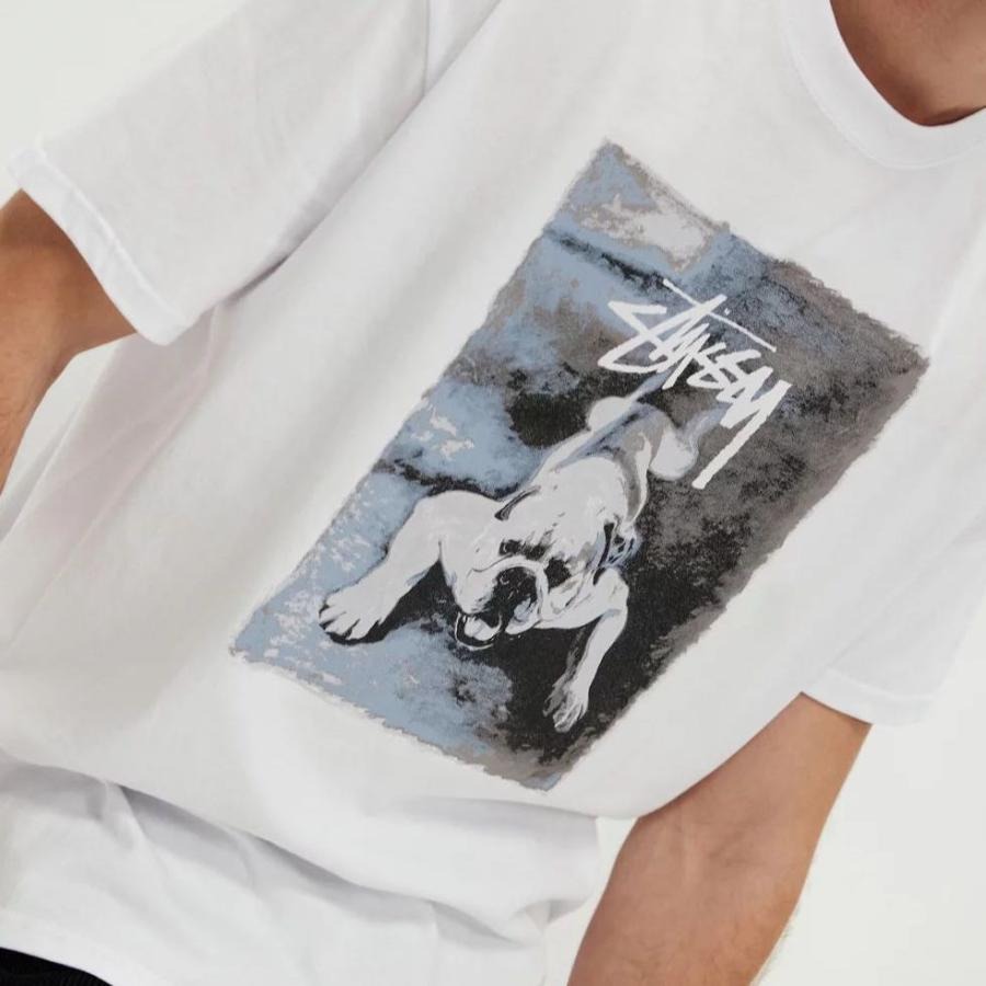 ★人気★【STUSSY】★DOLLIE PIGMENT DYED TE.E★NATURAL★ Stussy Dollie Pigment Dyed Natural Tee | Senikersku