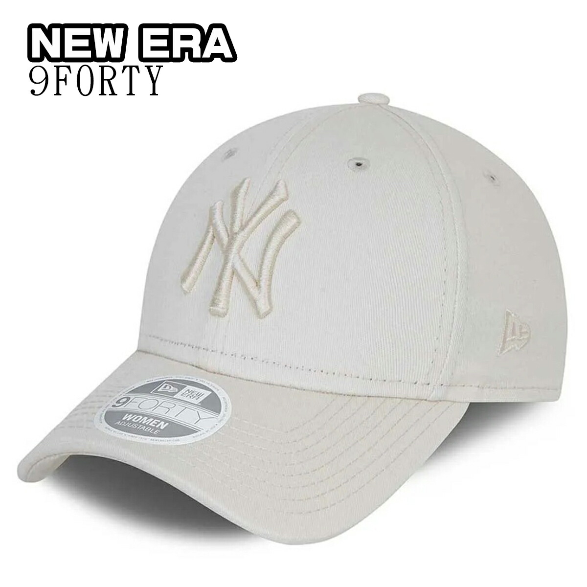 ニューエラ 9FORTY ライトストーン ヤンキース NY キャップ 帽子 9FORTY ニューヨーク・ヤンキース ストーン × ネイビー