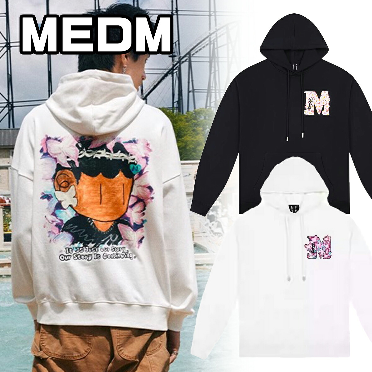 MEDM プルオーバー パーカー ミスターエンジョイダマネー ユニセックス スウェット トレーナー ロゴ カジュアル フード付き セーター メンズ レディース ユニセックス[衣類] ユ00572 7,904円