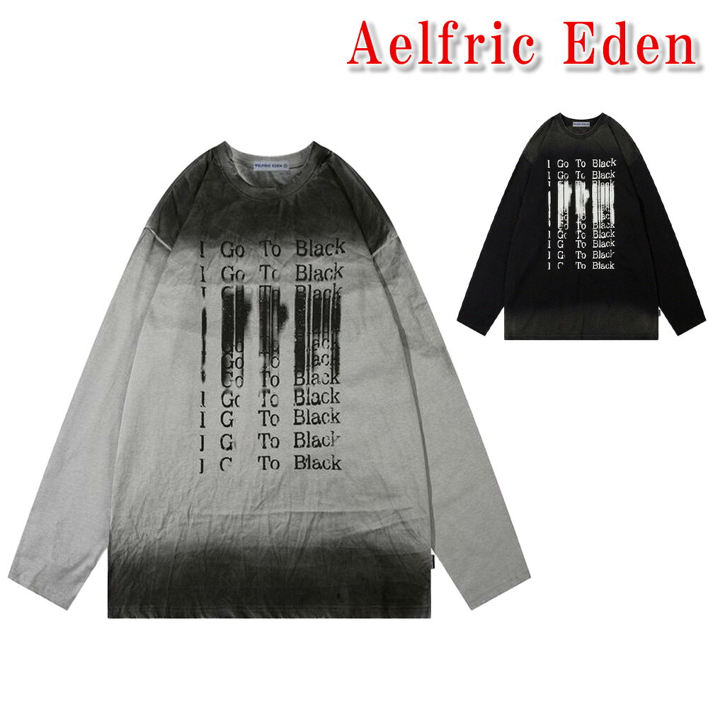 Aelfric Eden スウェット エルフリック エデン グラデーション レター プリント スウェットシャツ プルオーバー メンズ ユニセックス 正規品 [衣類] ユ00572｜WILLS