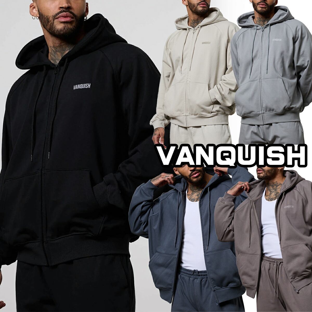 ベルセルク× VANQUISH ジップパーカー ベルセルク× VANQUISH ジップパーカー トップス