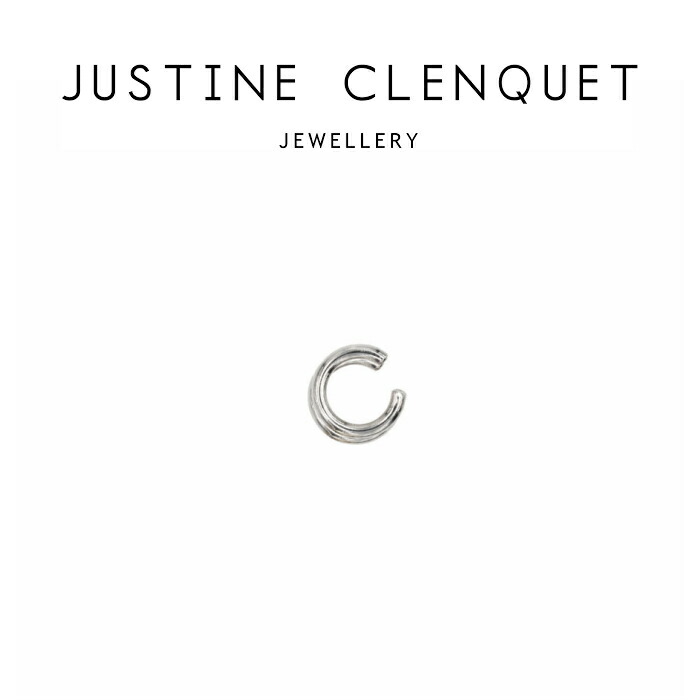 ジュスティーヌクランケ Justine Clenquet Dale earcuff デール イヤーカフ パラジウム シングル レディース [アクセサリー]