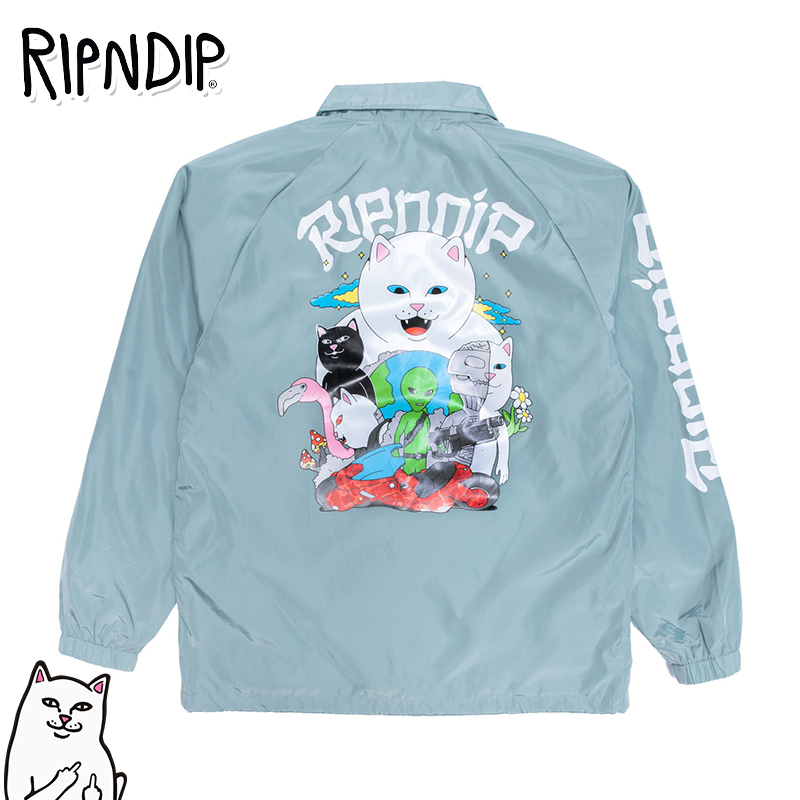 楽天市場】リップンディップ RIPNDIP フリース ジャケット もこもこ