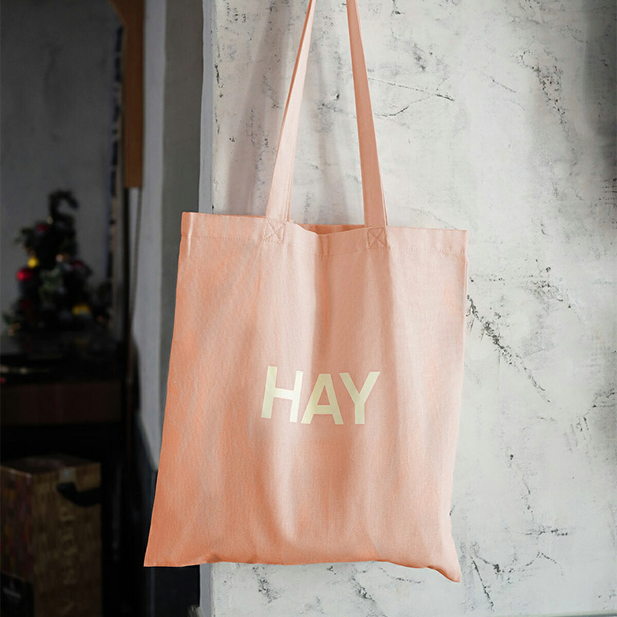 HAY トートバッグ 新色 ヘイ コットン 鞄 手さげ かばん バック ロゴ 