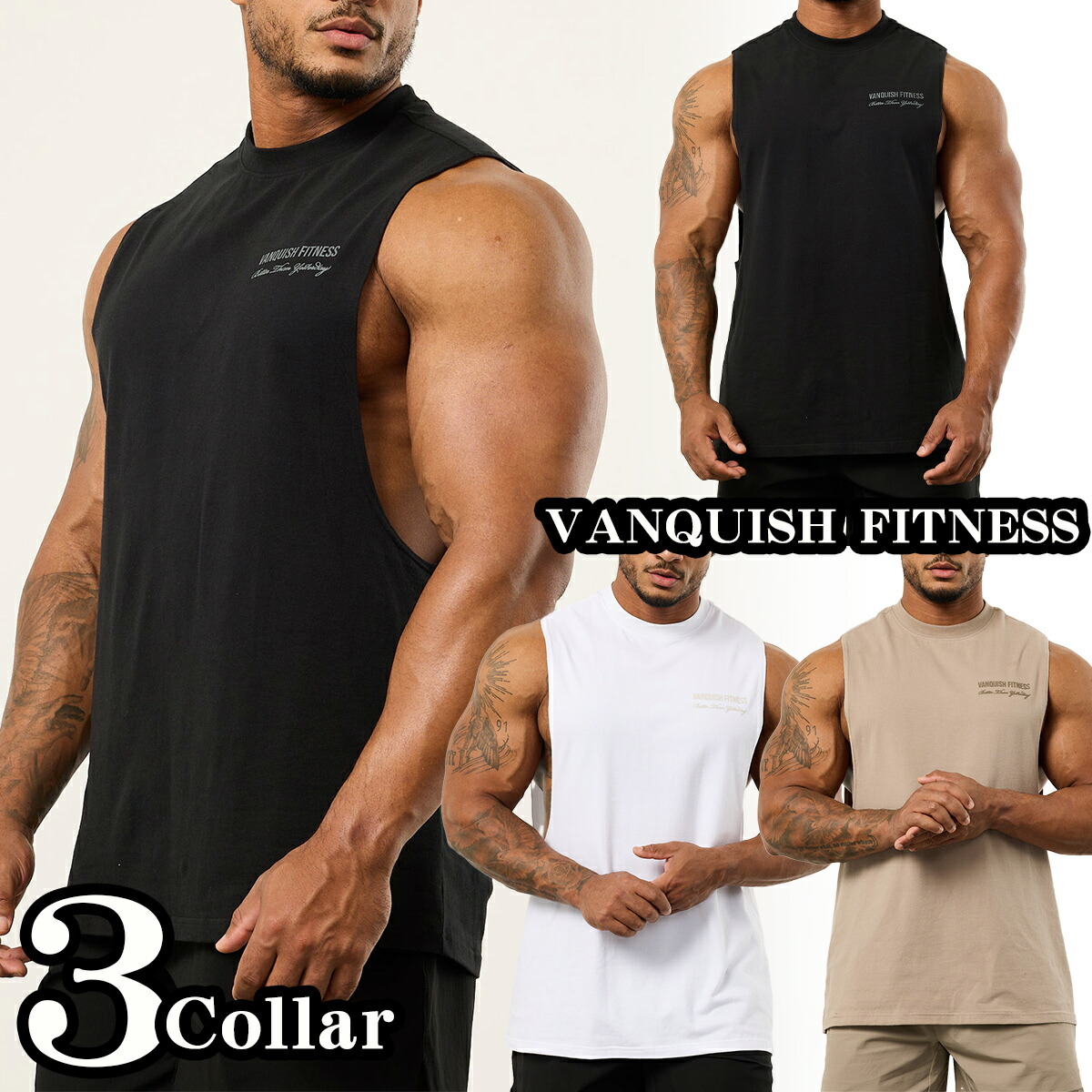 楽天市場】ヴァンキッシュ タンクトップ VANQUISH BODYBUILDING