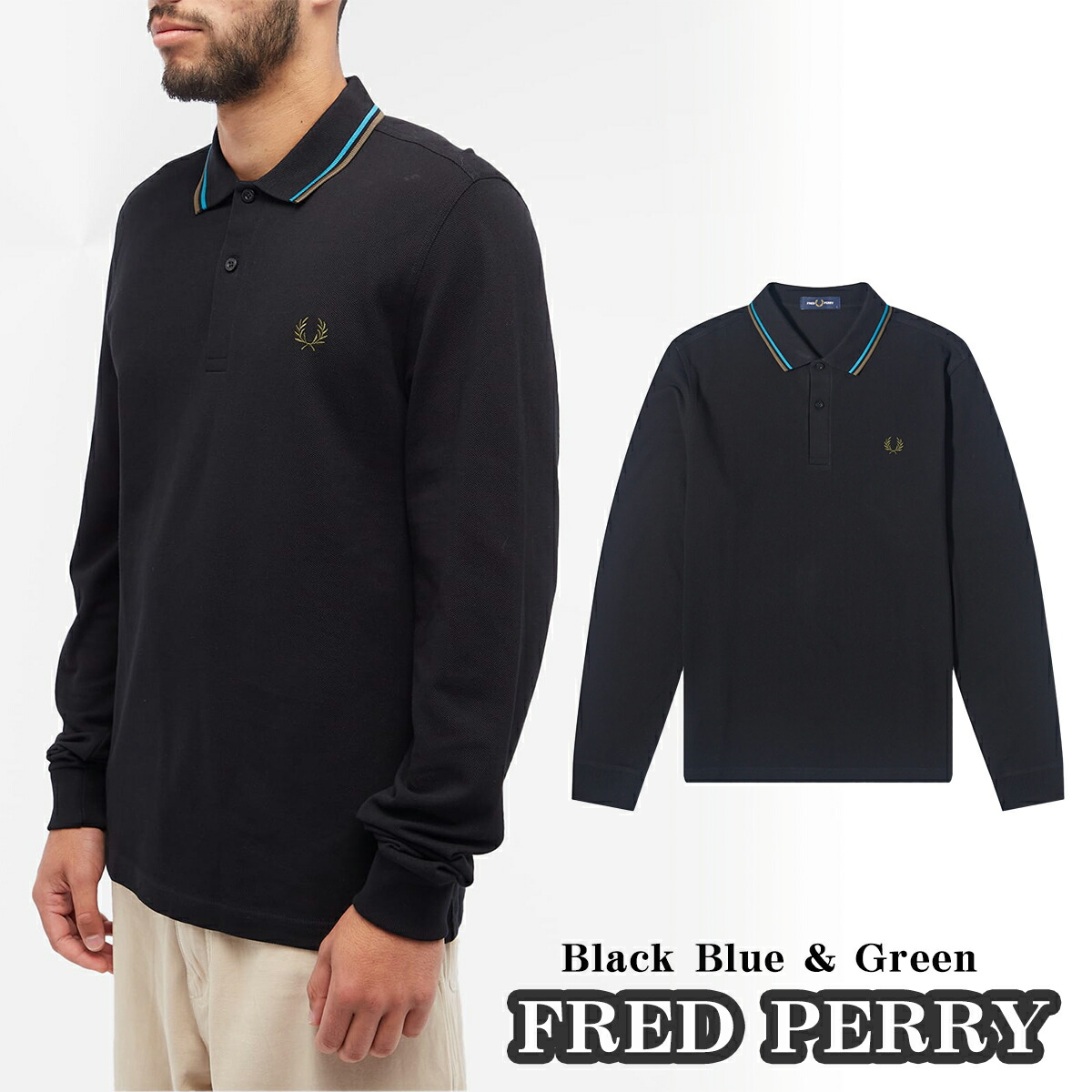 FRED PERRY ブラック フレッドペリー　長袖　ポロシャツ M 美品 楽天市場】フレッドペリー FRED PERRY ポロシャツ 英国製 長袖