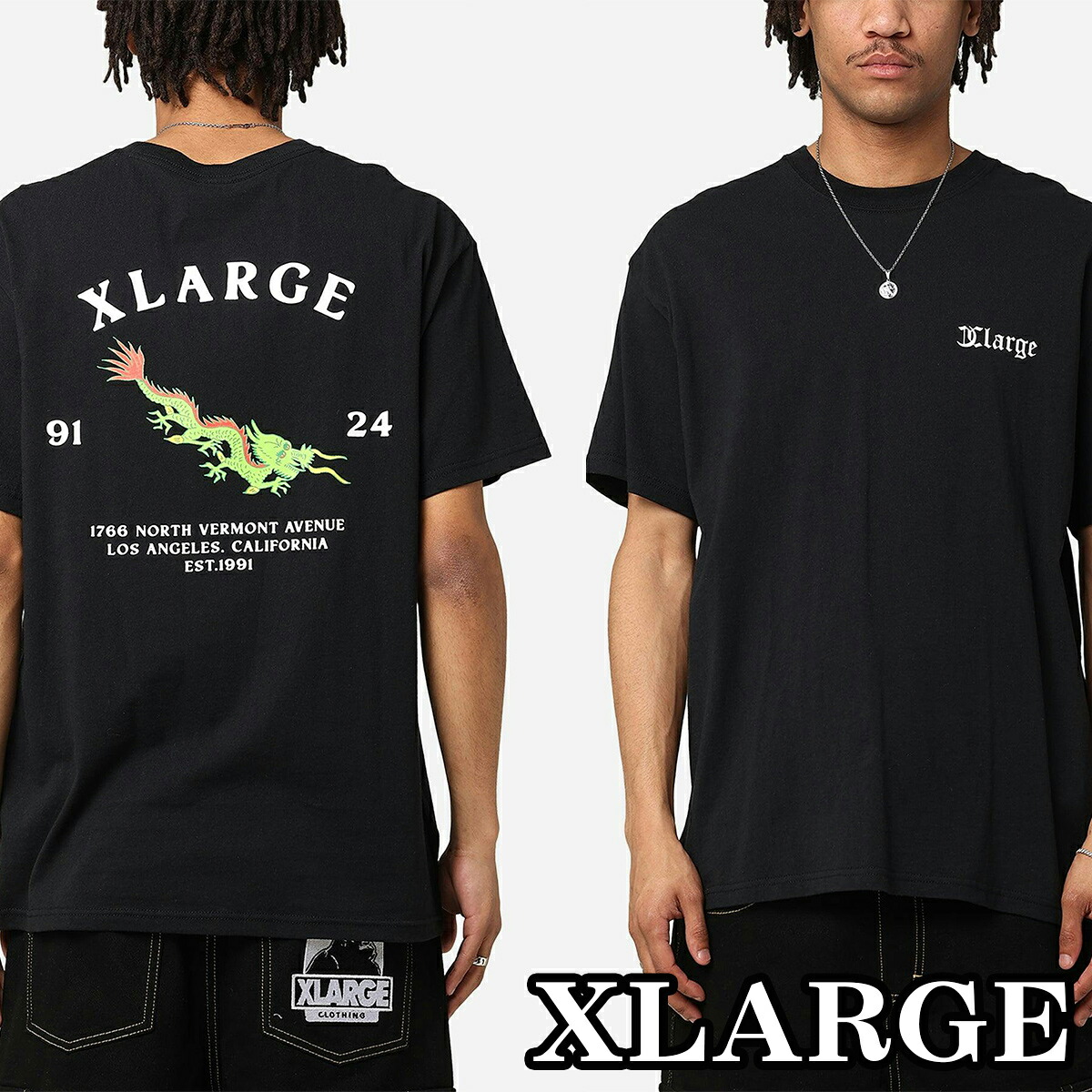 XLARGE Tシャツ エクストララージ Getaway T-Shirt 半袖 ロゴ トップス 海外モデル USサイズ ストリート メンズ ユニセックス 正規品 XL0M0028[衣類]ユ00582