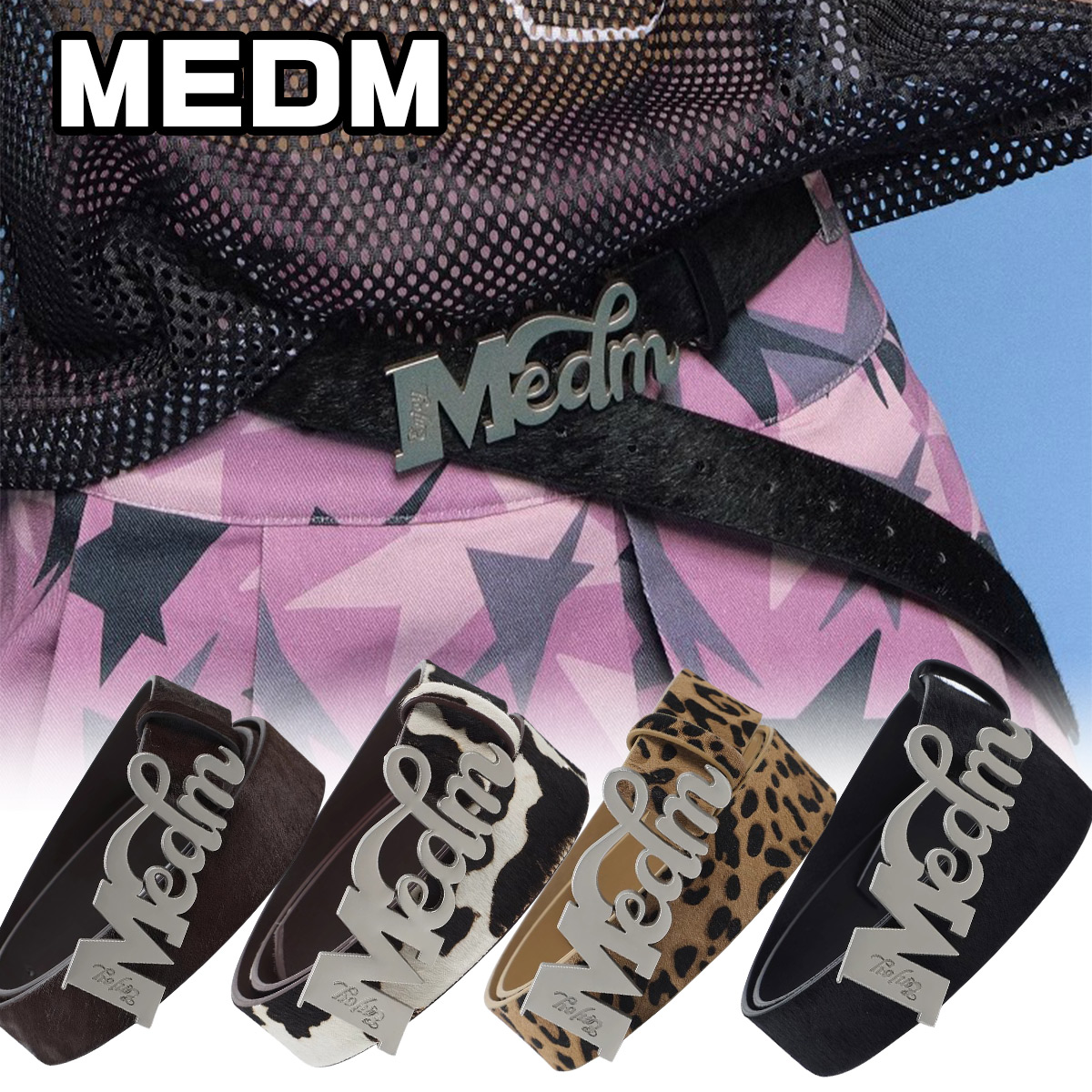 MEDM ベルト 馬毛 ミスターエンジョイダマネー メンズ レディース ユニセックス[衣類] ユ00572
