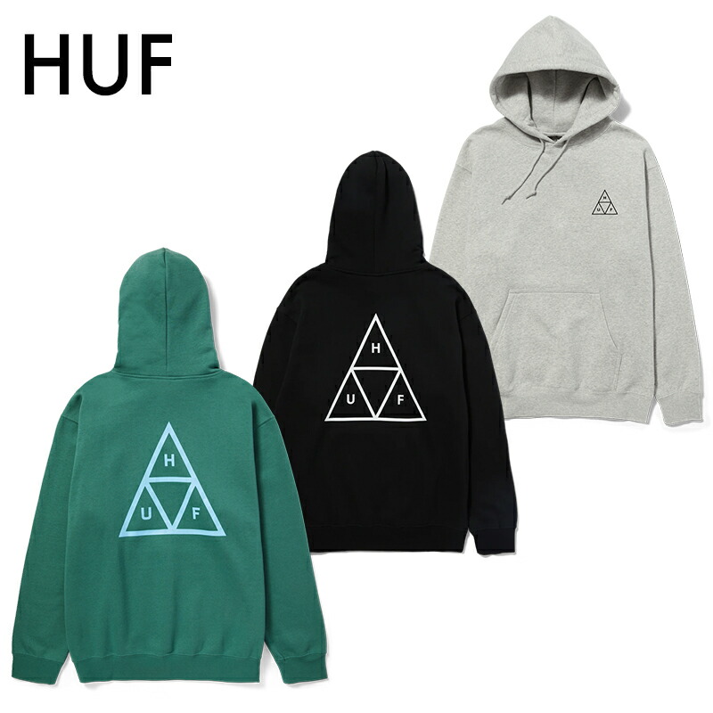 楽天市場】ハフ パーカー HUF プルオーバー スウェット ESSENTIALS TT 