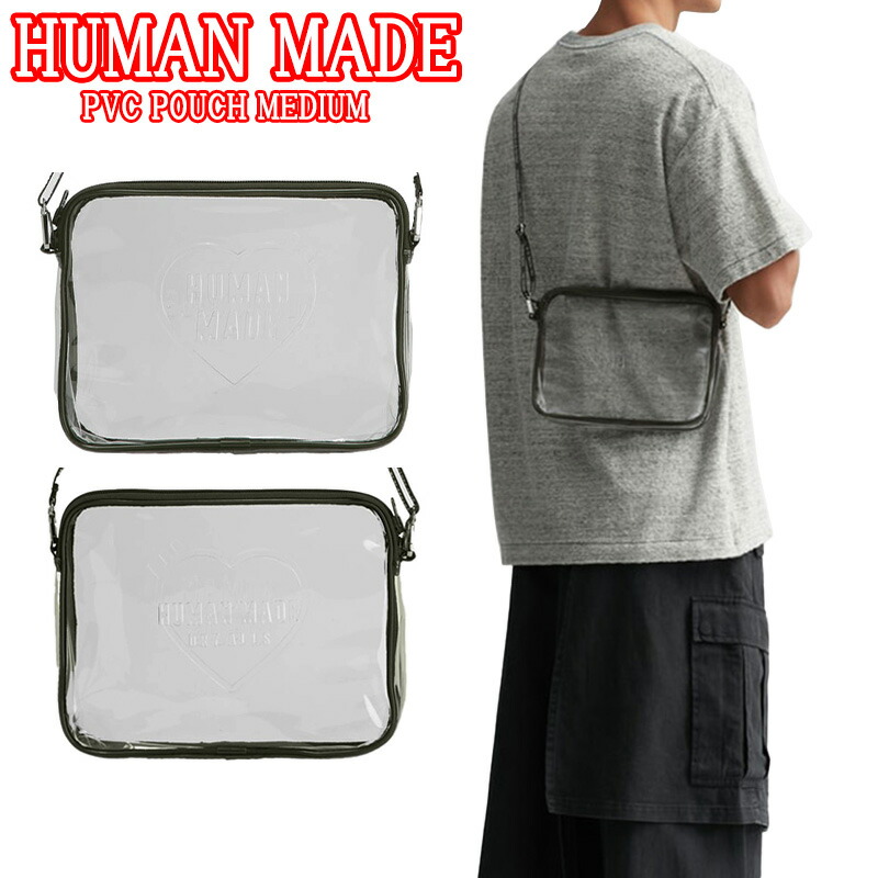 楽天市場】HUMAN MADE ポーチ ヒューマンメイド PVC POUCH