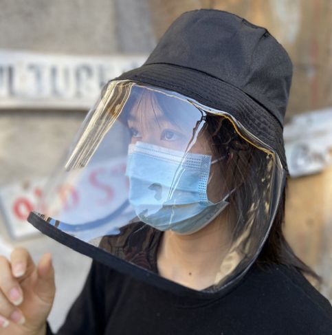 ウイルス対策 大人用 帽子 飛沫防止 ハット マスク キャップ 予防 防護 