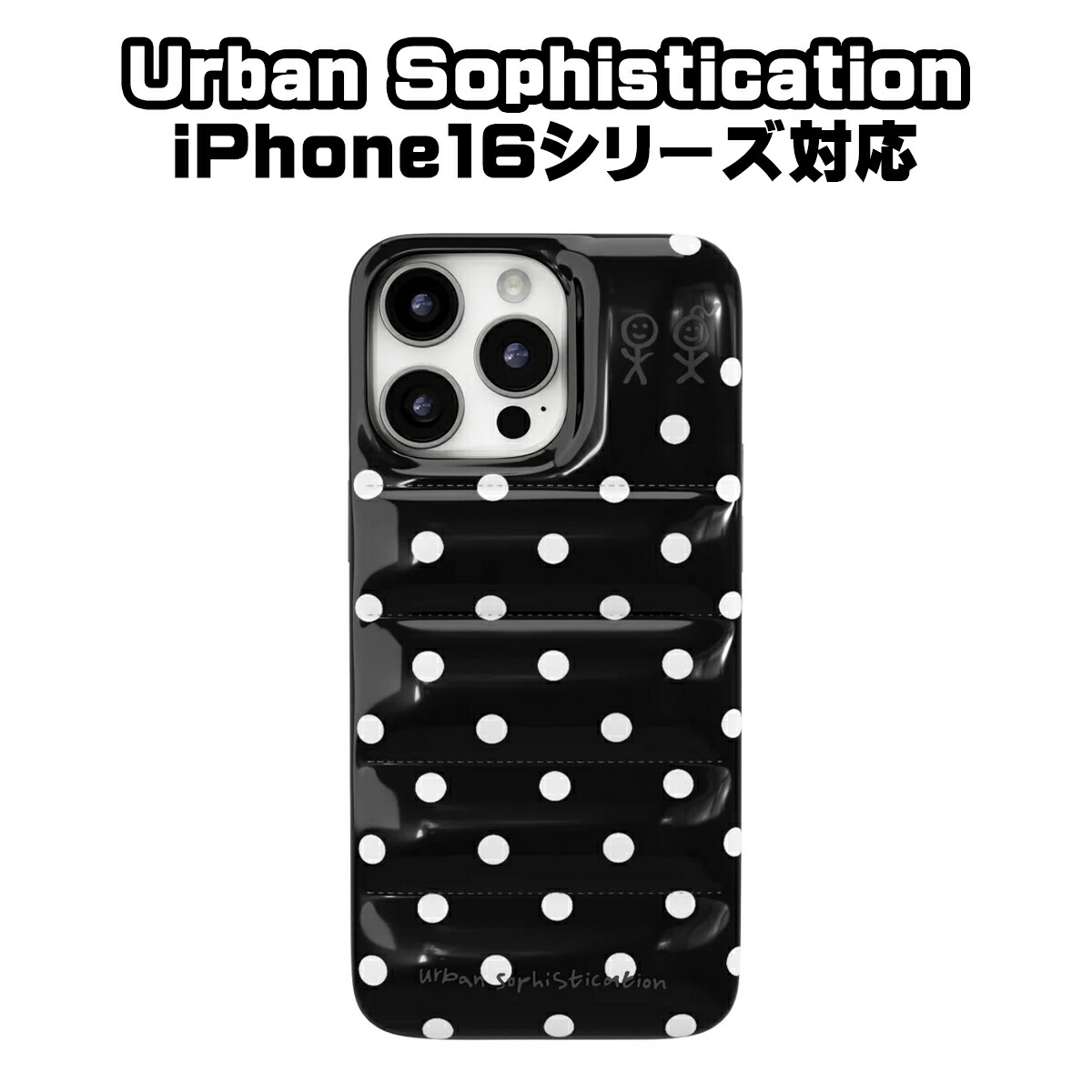 Urban Sophistication 新作 デニムフラワー iPhone16 The Puffer Case® - Denim Flower | Urban Sophistication