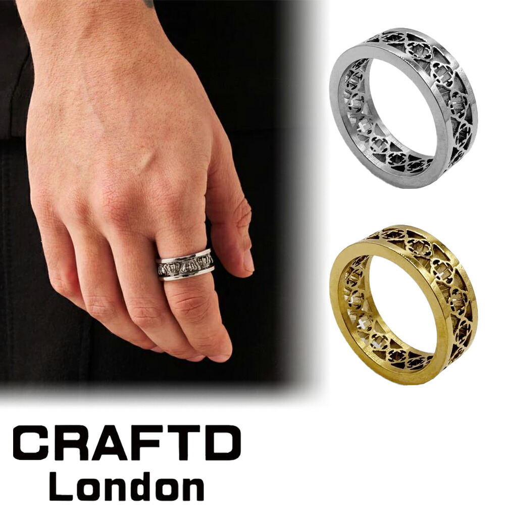 楽天市場】CRAFTD London 指輪 クラフトロンドン CRAFTD BAND