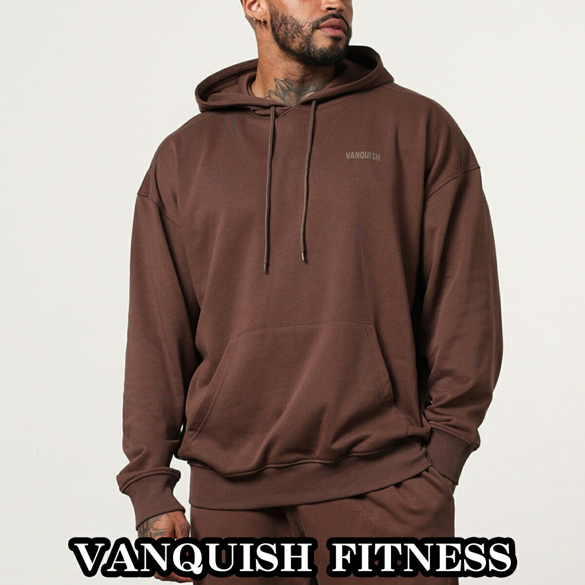 関税送料込 Vanquish 2024 COLLECTIVE オーバーサイズパーカー VANQUISH FITNESS TSPモデル 2024 コレクティブ ブラック