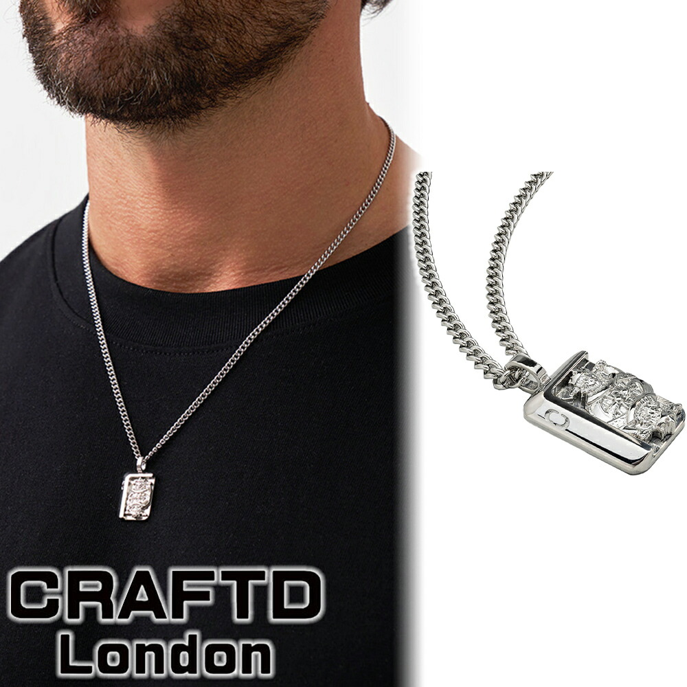 楽天市場】CRAFTD London ネックレス JESUS ＆ MARY SILVER GOLD