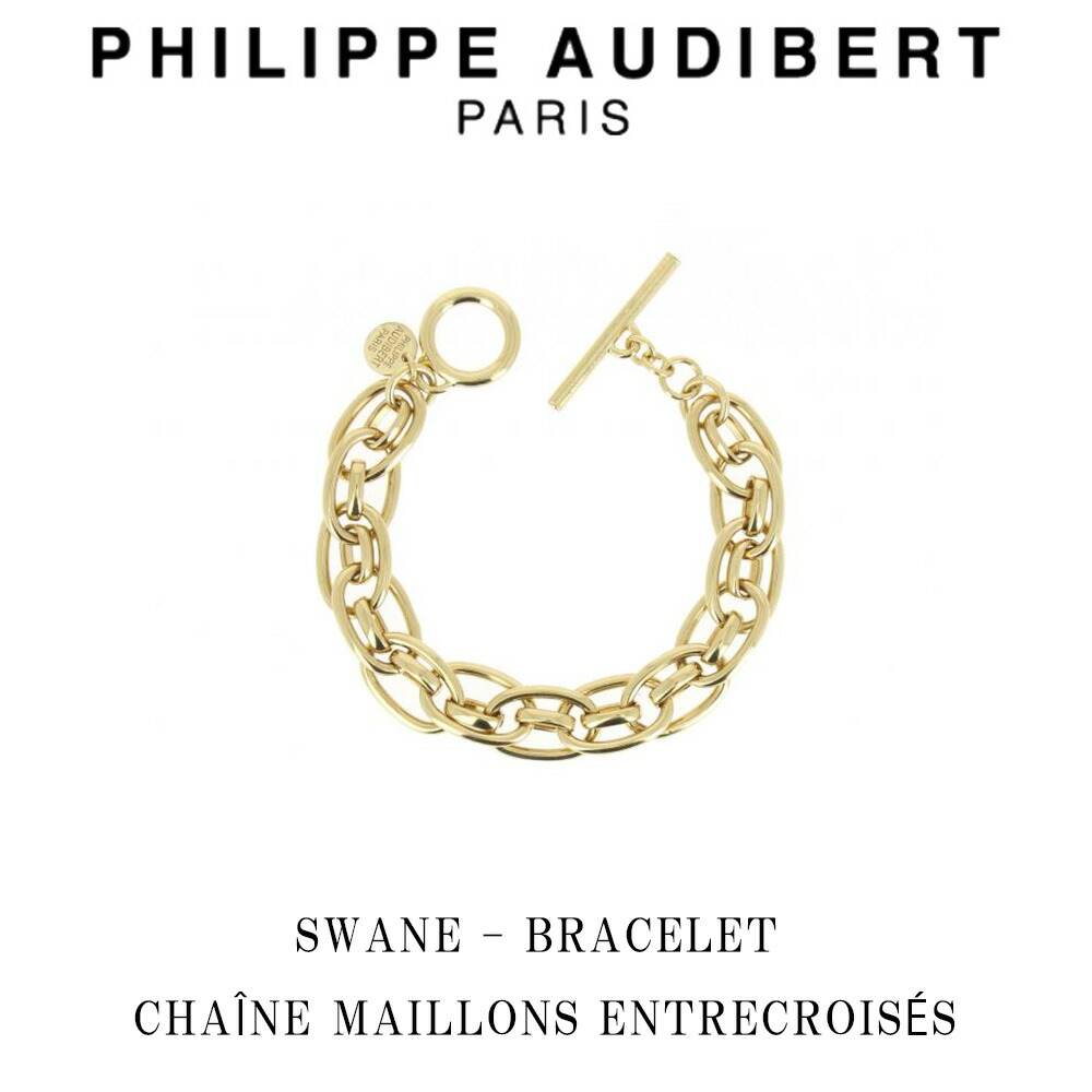 フィリップ オーディベール Philippe Audibert 24K SWANE BRACELET CHANE MAILLONS ENTRECROISS スワン ブレスレット ゴールド PhilippeAudibert レディース[アクセサリー] 18,830円