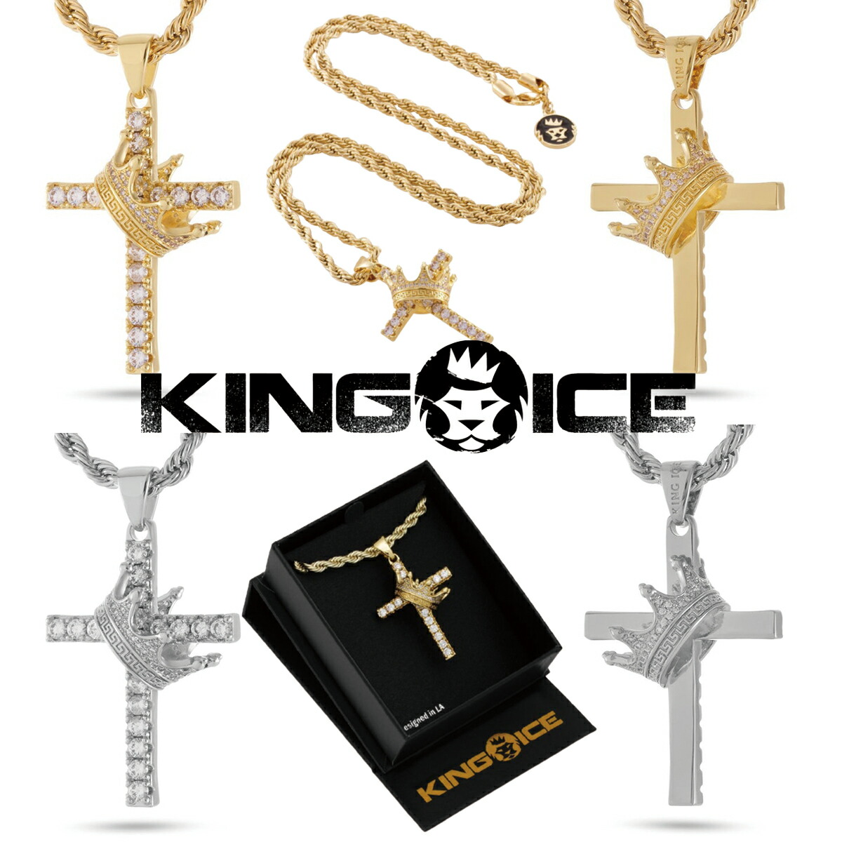 KING ICE キングアイス LION OF SAINT MARK NECKLACE ネックレス 