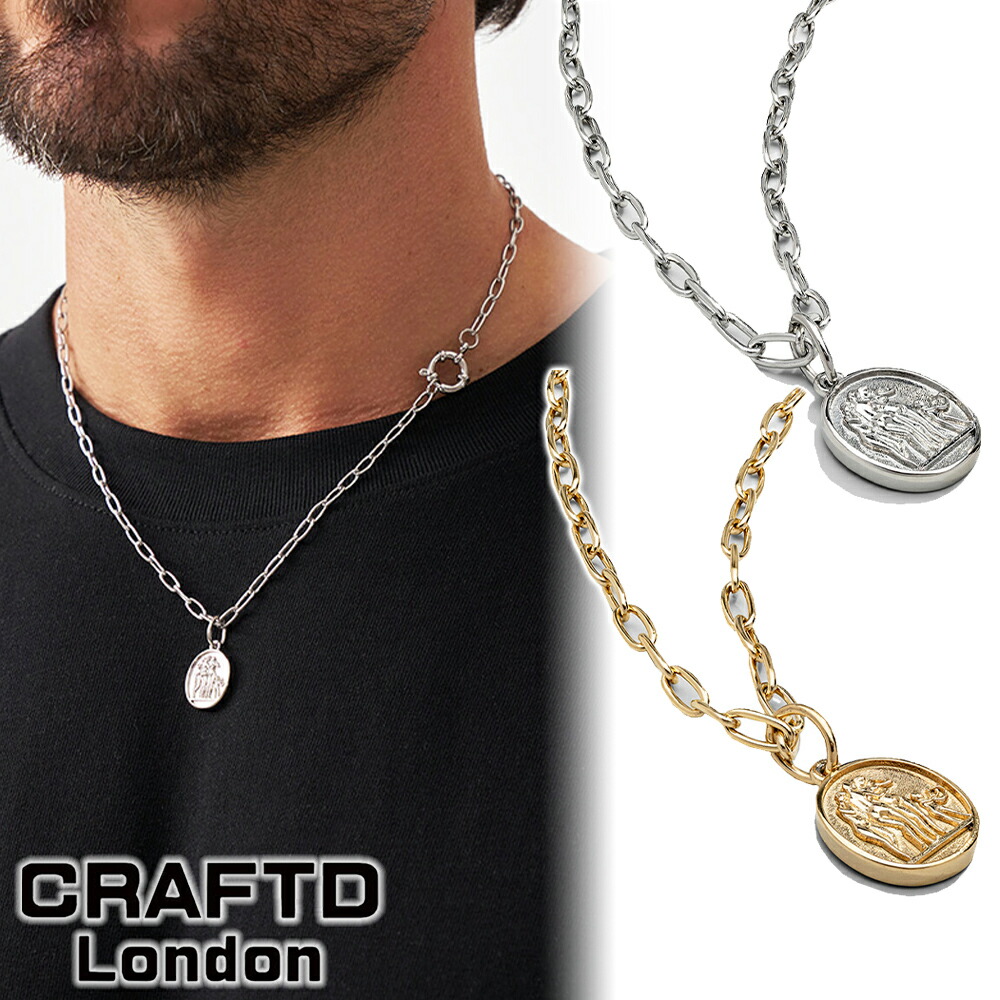 関税送料込【CRAFTD London】JESUS & MARY 楽天市場】CRAFTD London ネックレス JESUS ＆ MARY SILVER GOLD